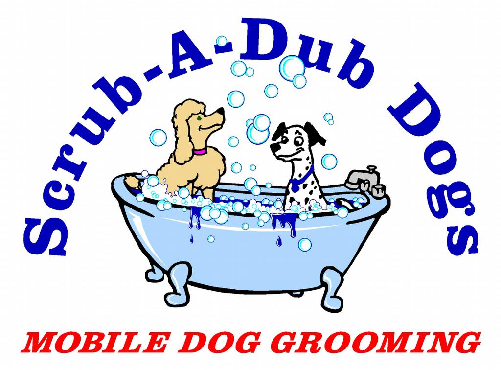New Logo Mobile Groomer from ScrubADub Dogs, Mobile Dog Grooming in